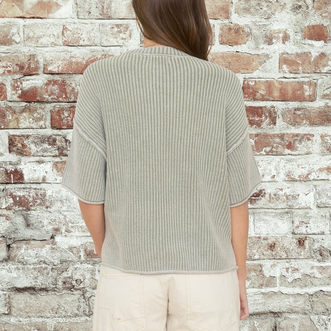 Washed Olive Sweater