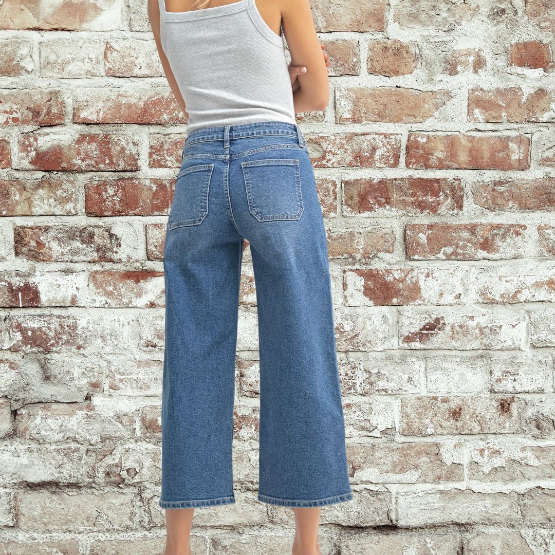 JBD Cropped Wide Leg