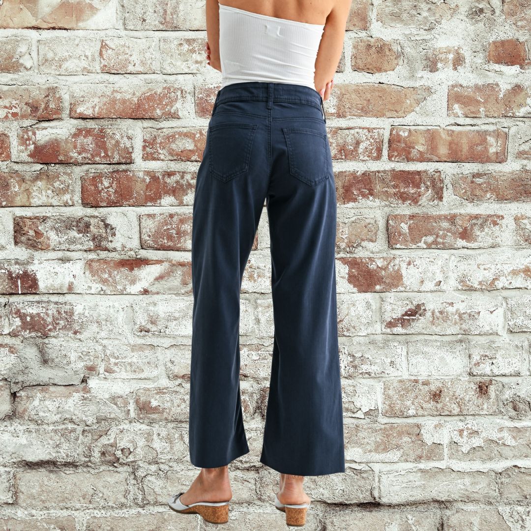Navy Twill Pants