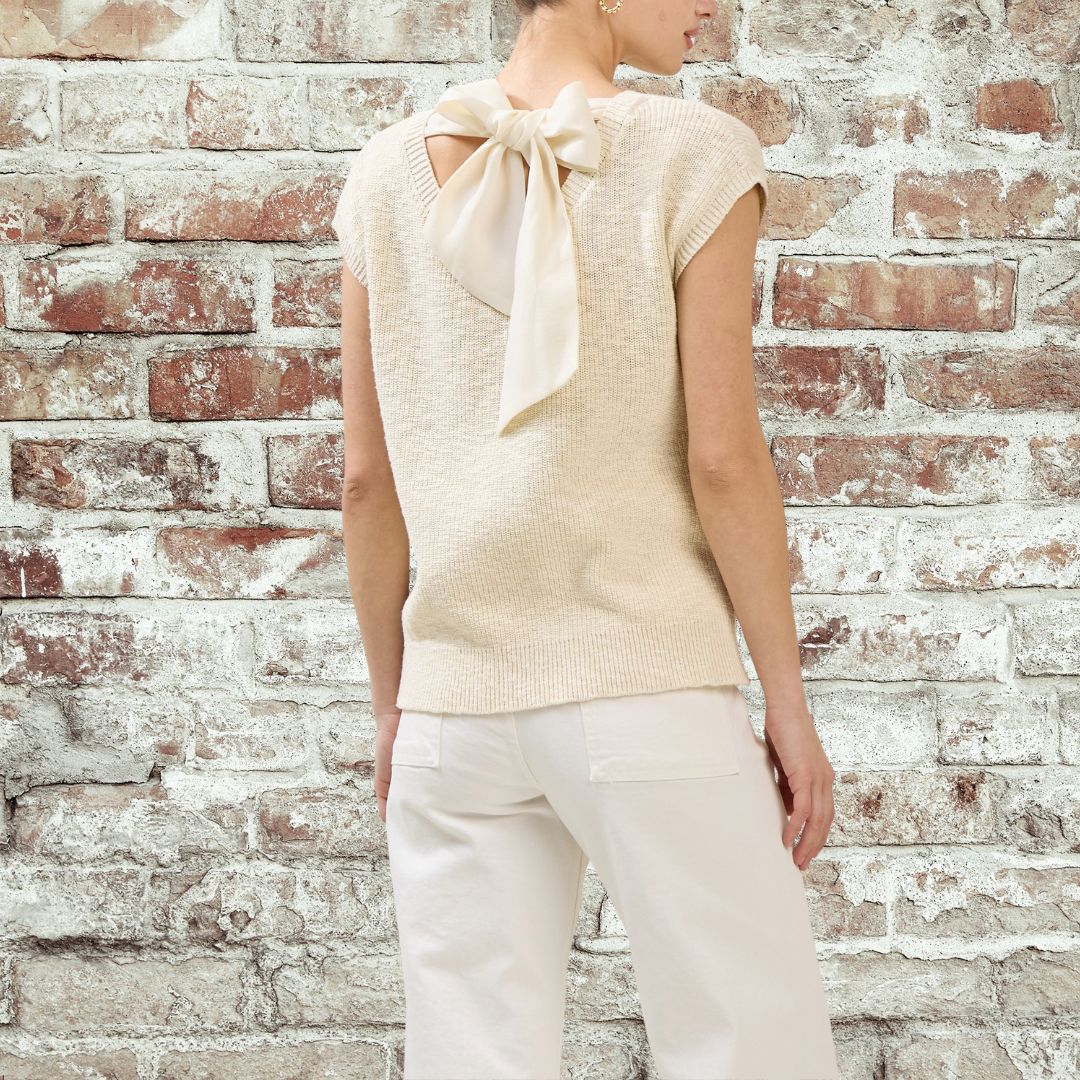 Ribbon Tie Sweater