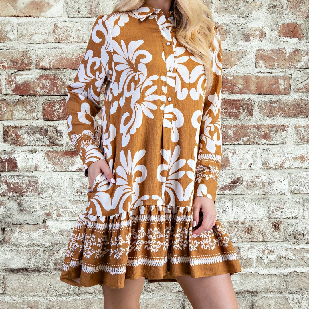 Pearl Button Dress