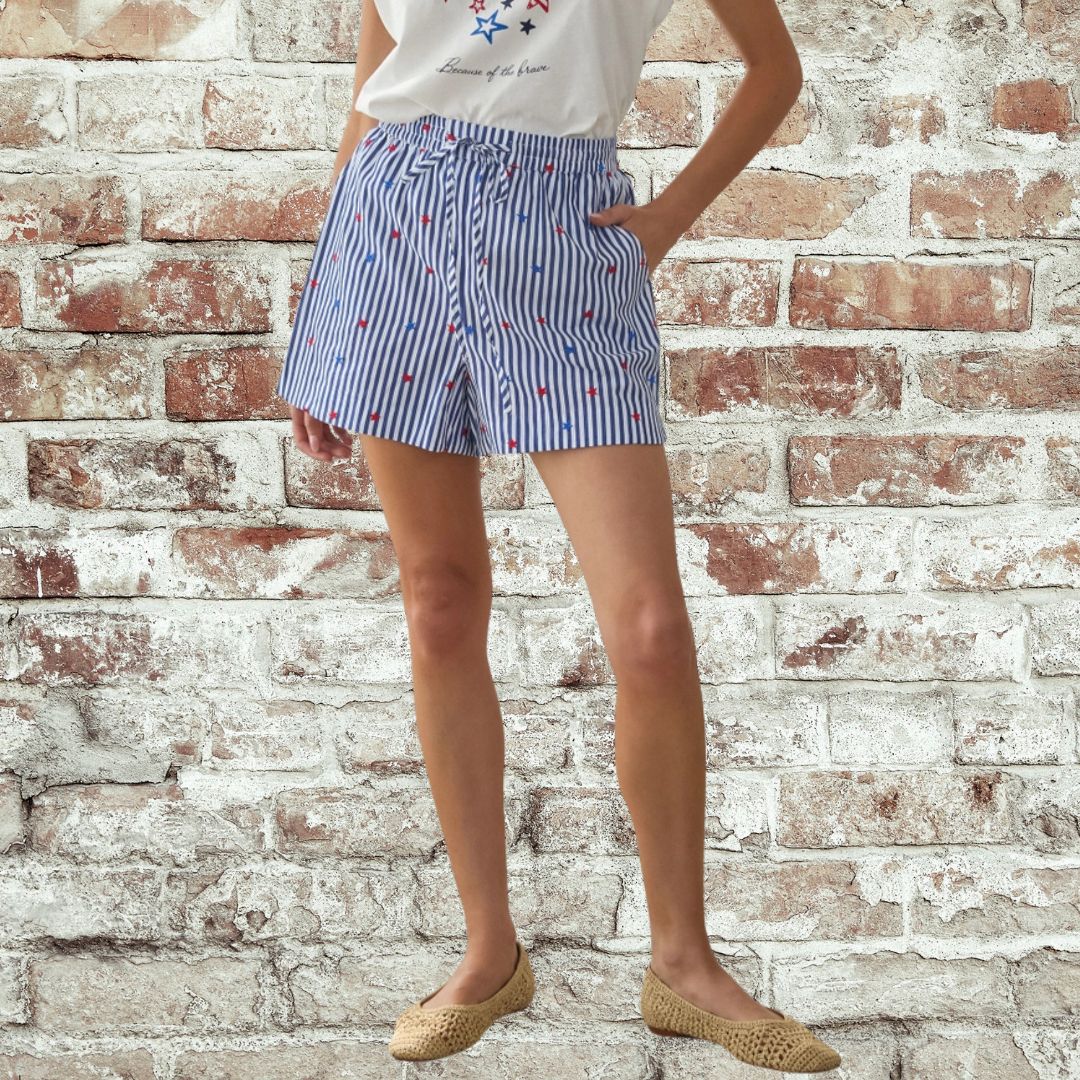 Star Striped Shorts