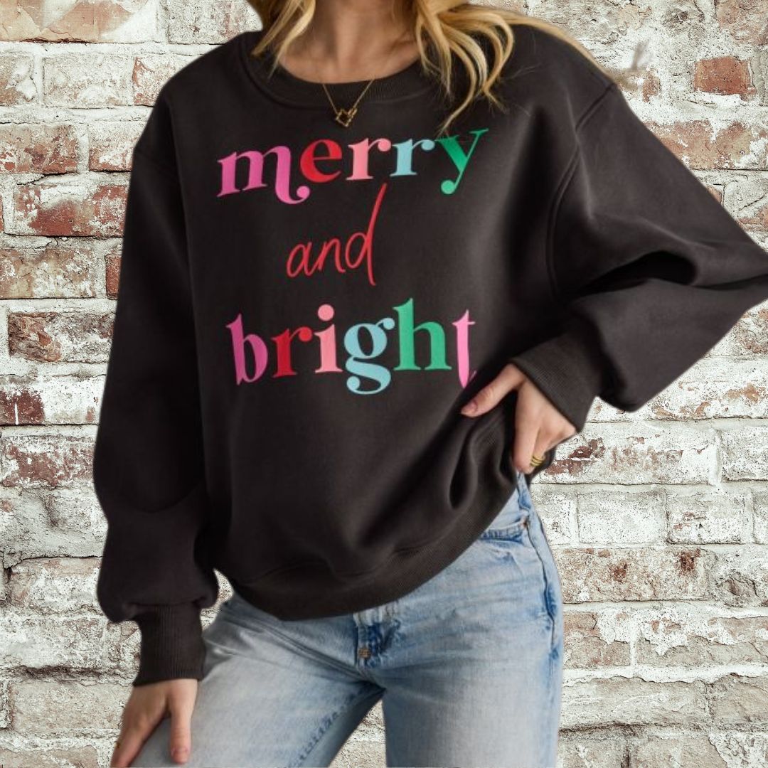 Merry + Bright Sweatshirt