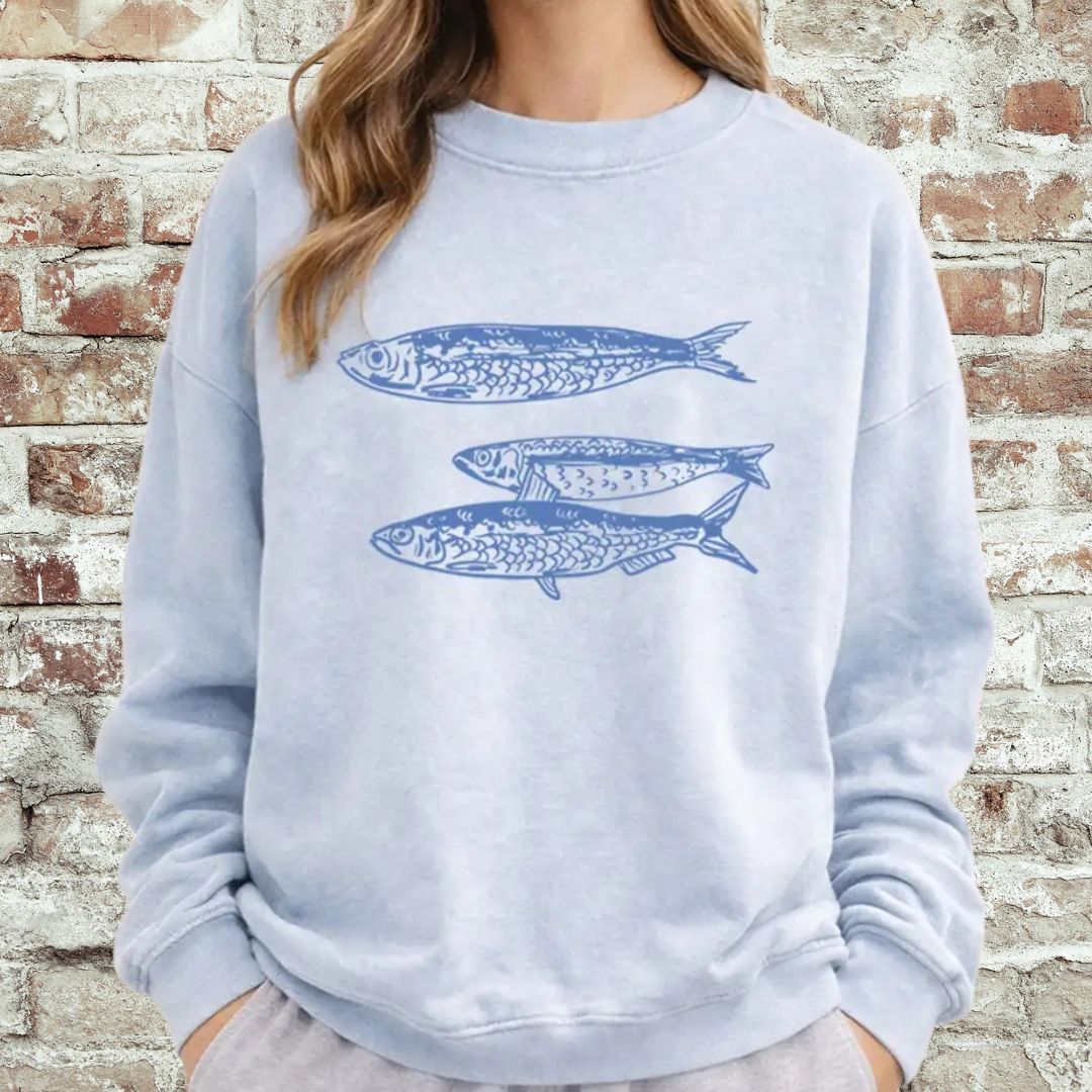 Sardines Graphic Sweatshirt