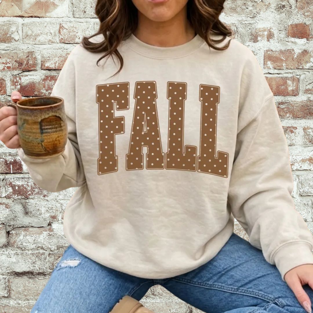 FALL Polka Dot Sweatshirt