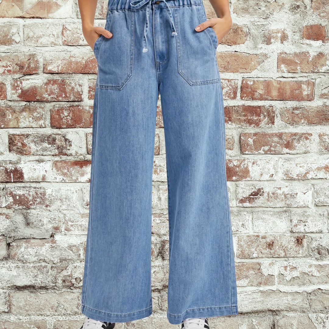 Denim Wide Leg Pant