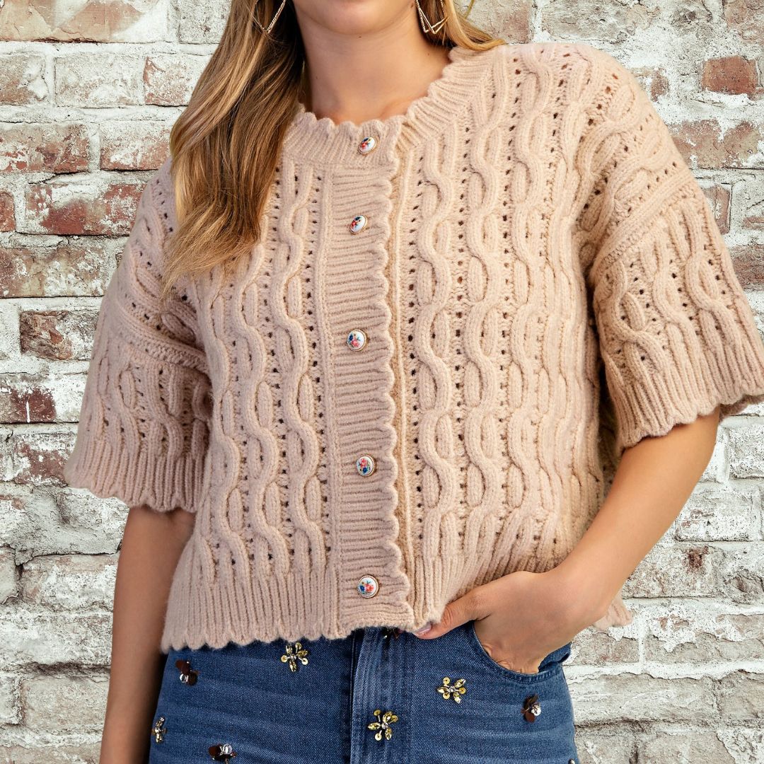Latte Detail Sweater