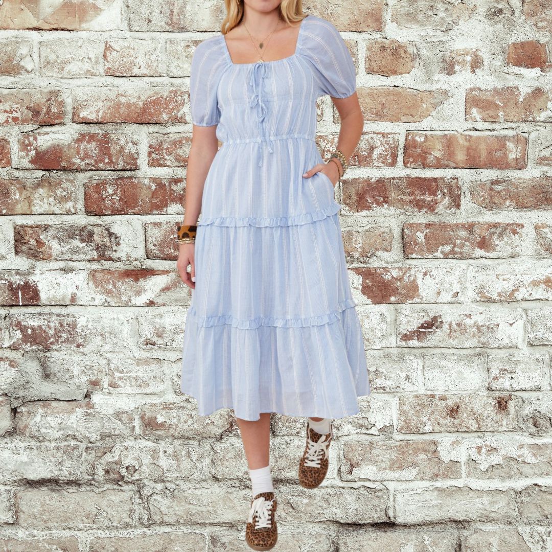 Square Neck Dress