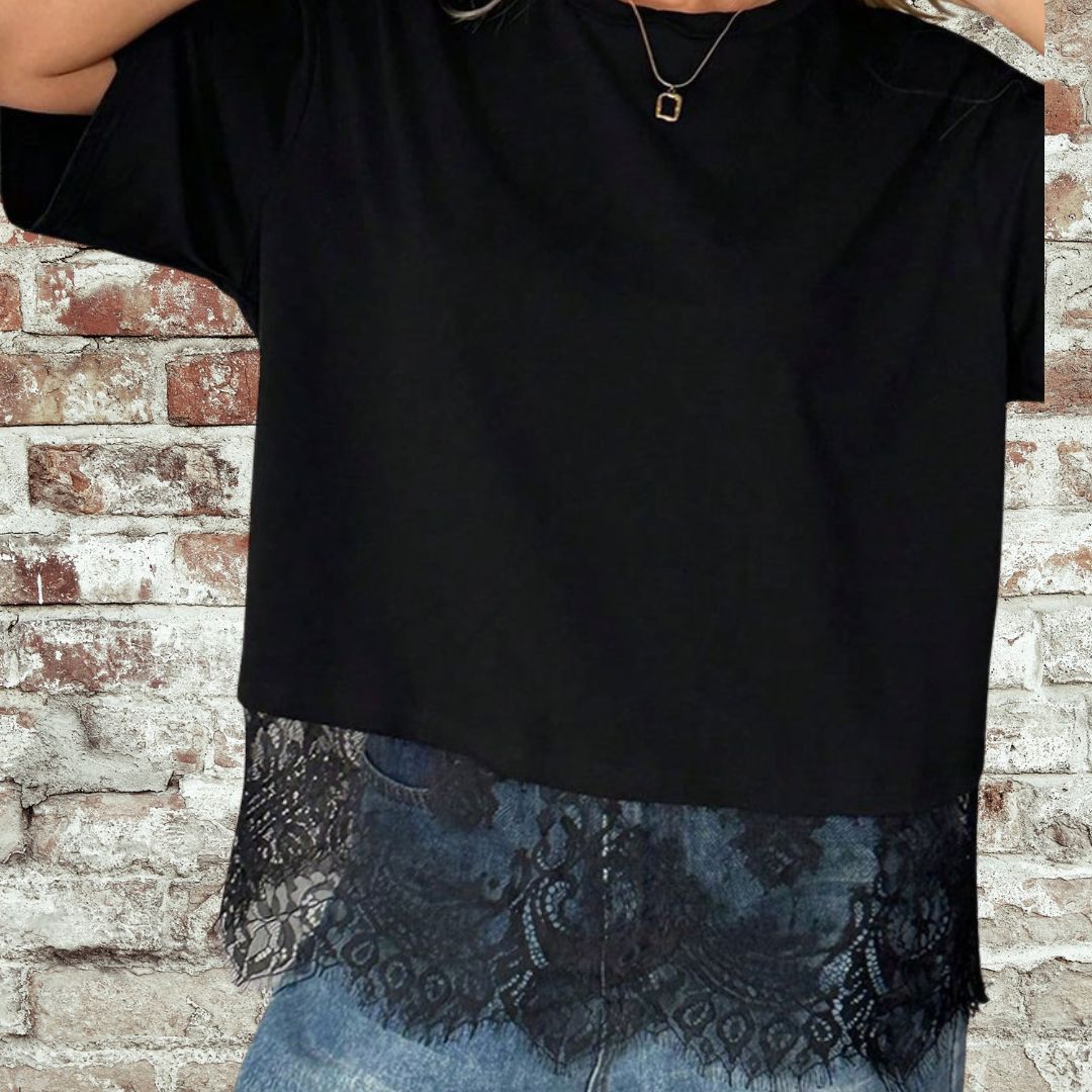 Black Lace Top