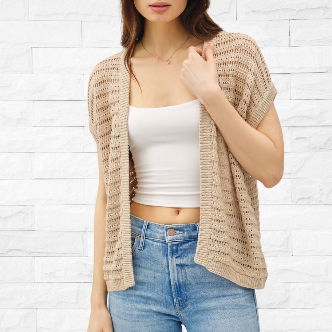 Crochet Cap Cardigan