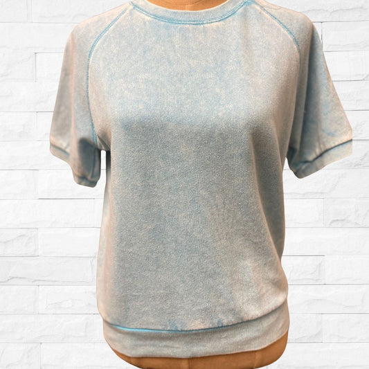 Aqua Blue Pullover