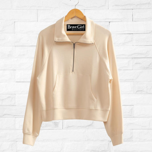 Alpaca Zip Pullover