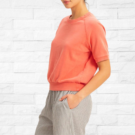 Coral Knit Pullover