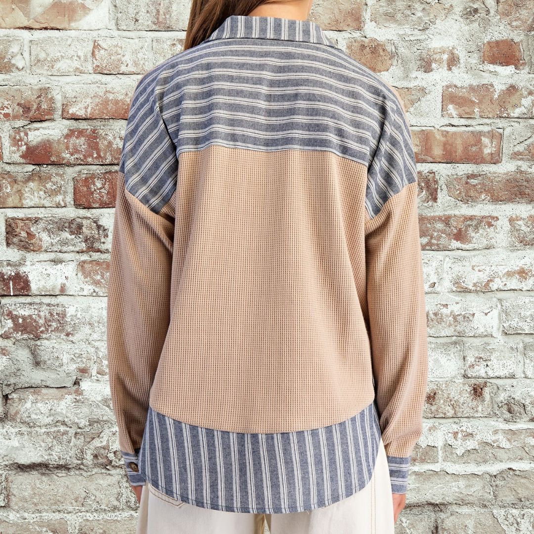 Carrie Waffle Top