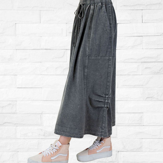 Mineral Wash Skirt