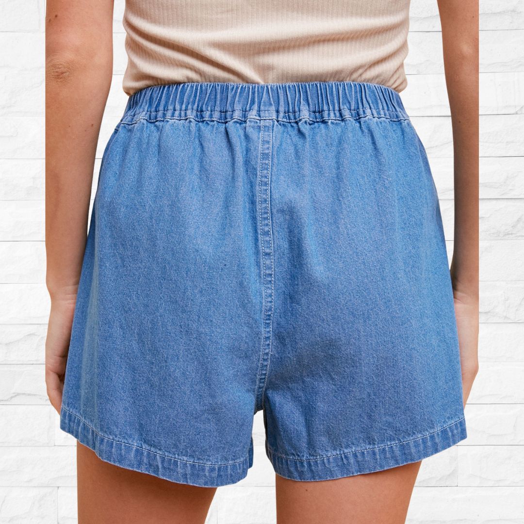 Chambray Shorts