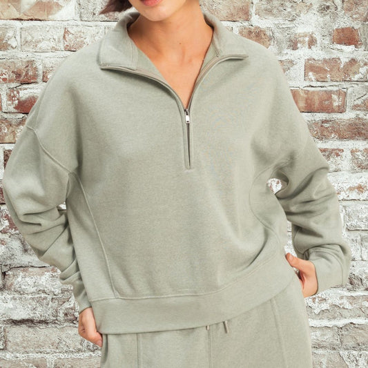 Sage Half Zip