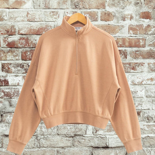 Taupe Half Zip