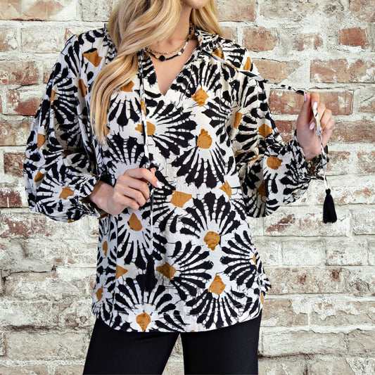 Tie Dye Blouse