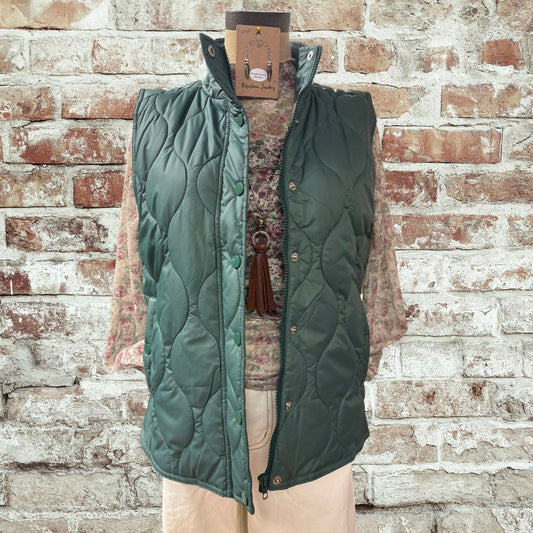 Green Snap Vest