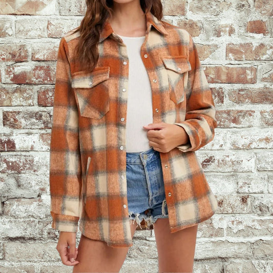 Pumpkin Plaid Jacket