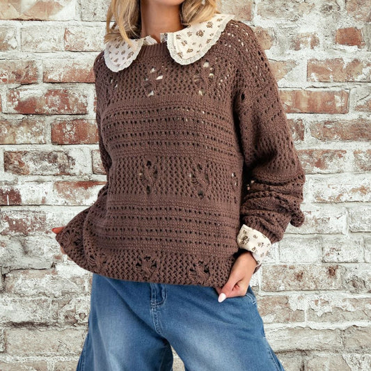 Mocha Loose Sweater