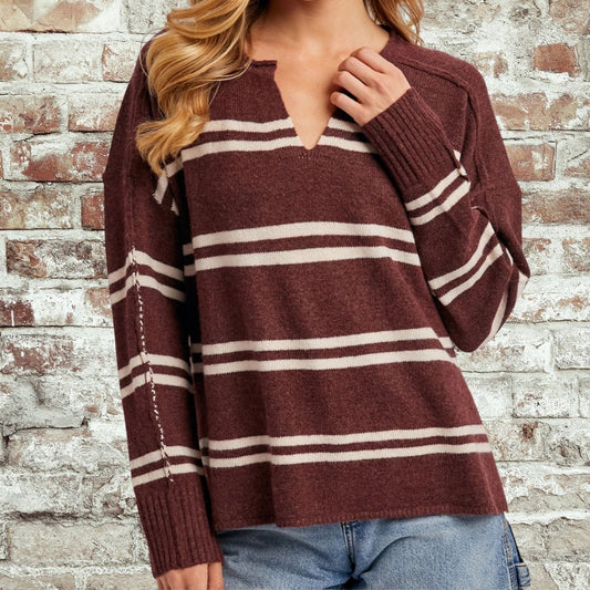 Julie Notch Sweater