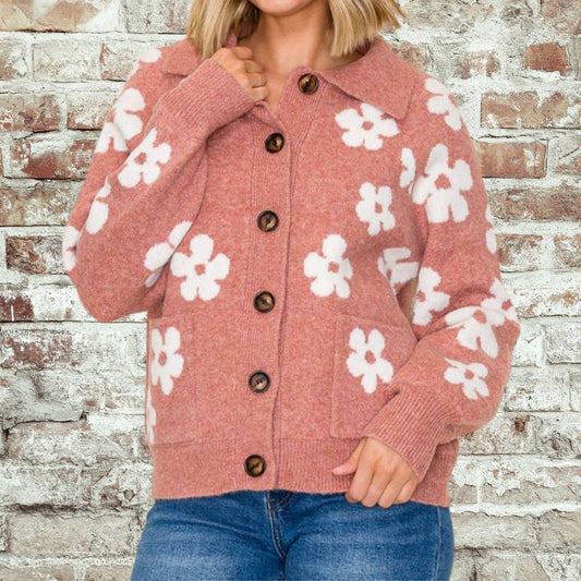 Mauve Flower Jacket