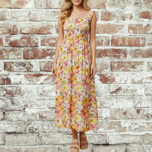 Floral Smocked Dress