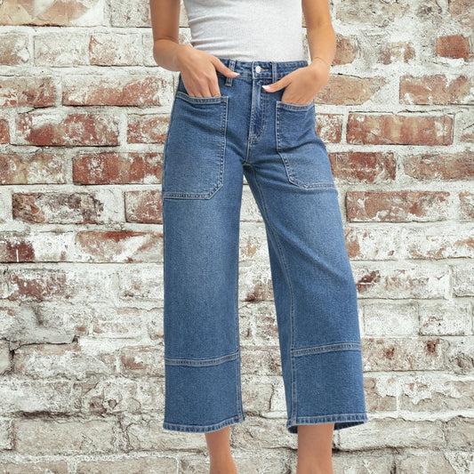 JBD Cropped Wide Leg