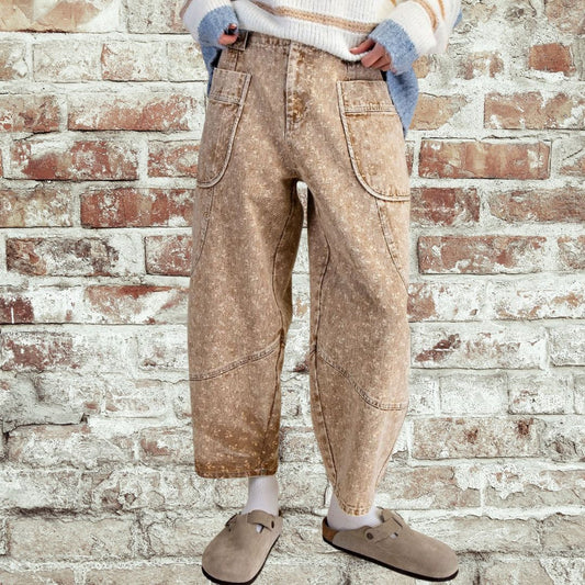 Latte Print Pants