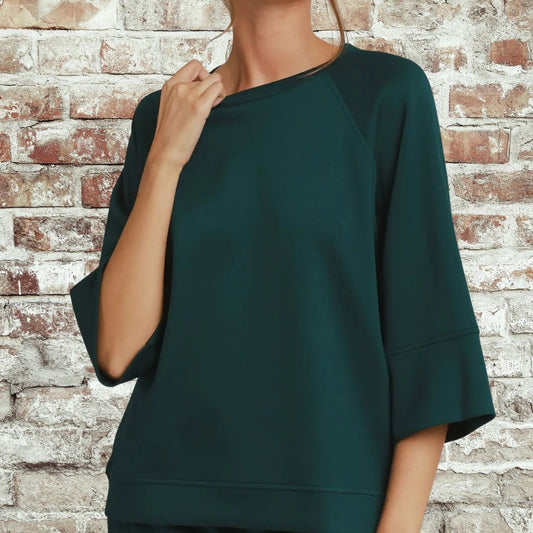 Teal Green Raglan
