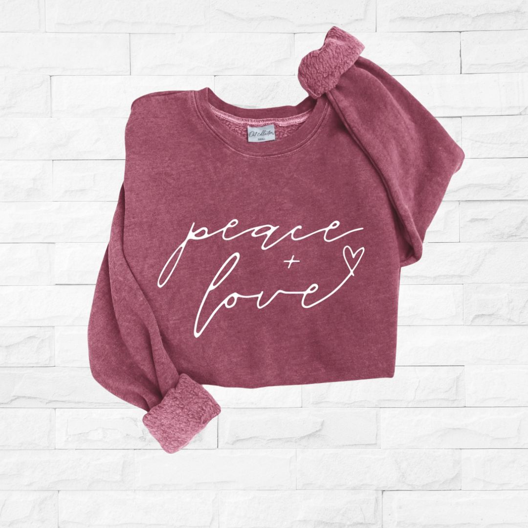 Peace + Love Sweatshirt