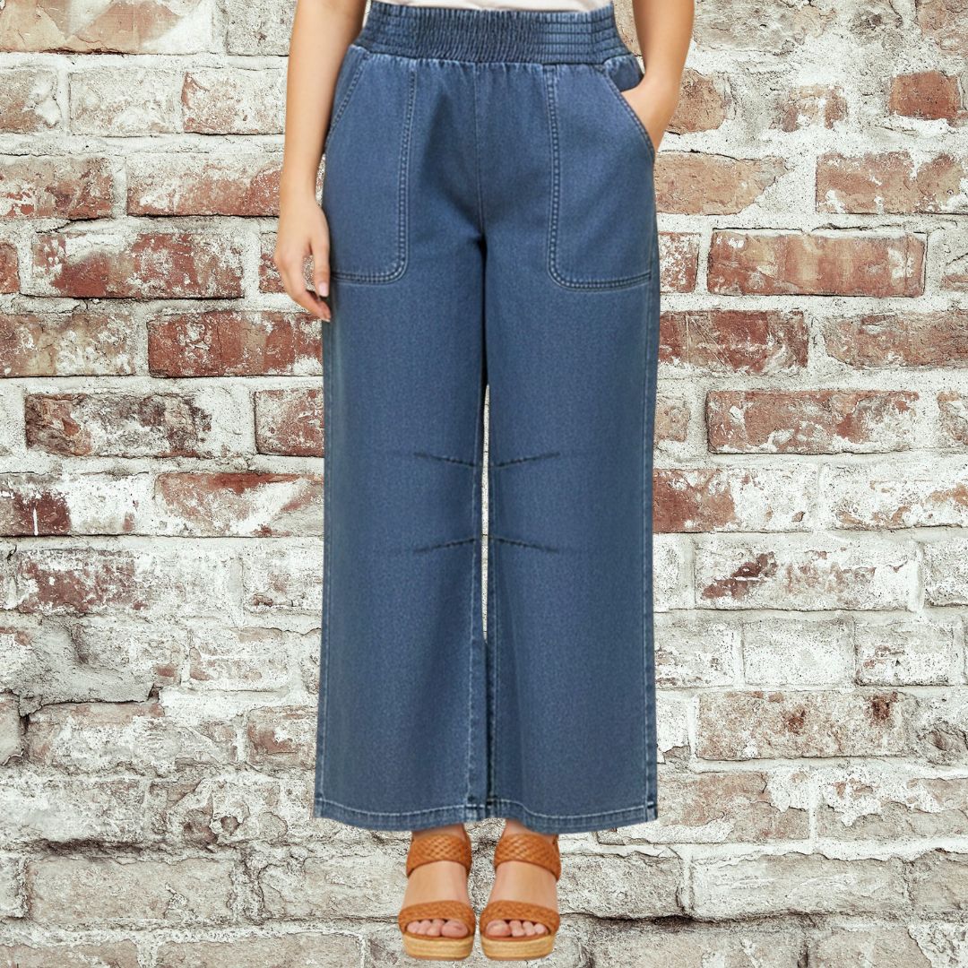 Smocked Waist Pant