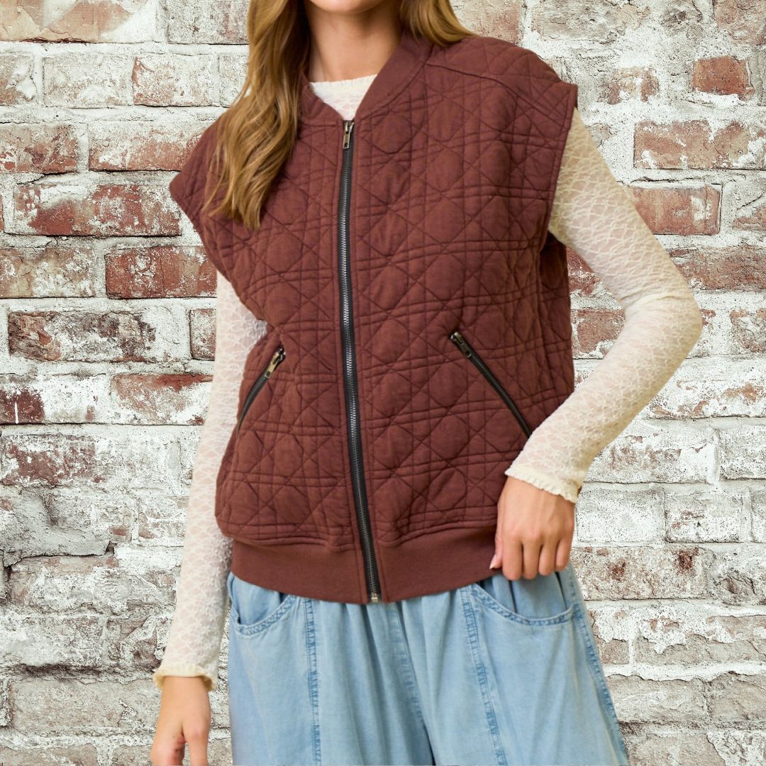 Choc Quilt Vest