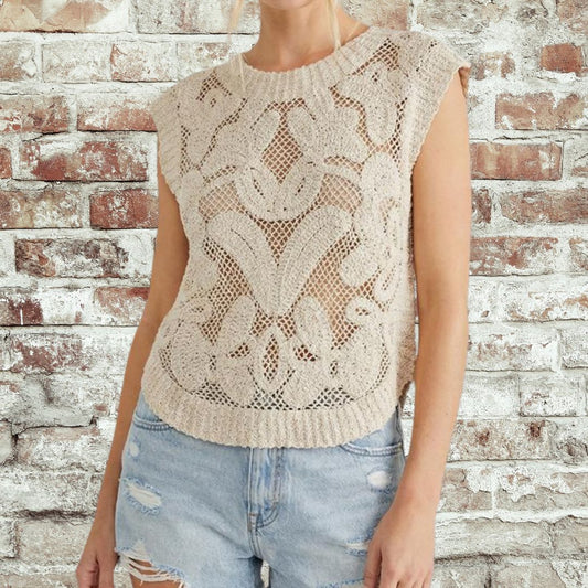 SS Crochet Top