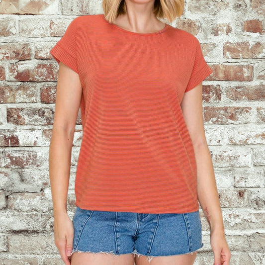 Orange Twist Top
