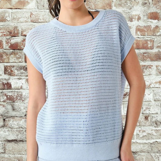 Halogen Crochet Top