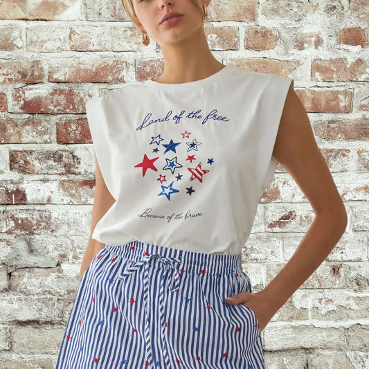 Star Graphic Muscle Tee