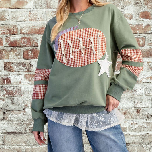 Game Day Patch Sweatshirt