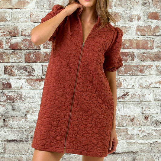 Rust Texture Dress