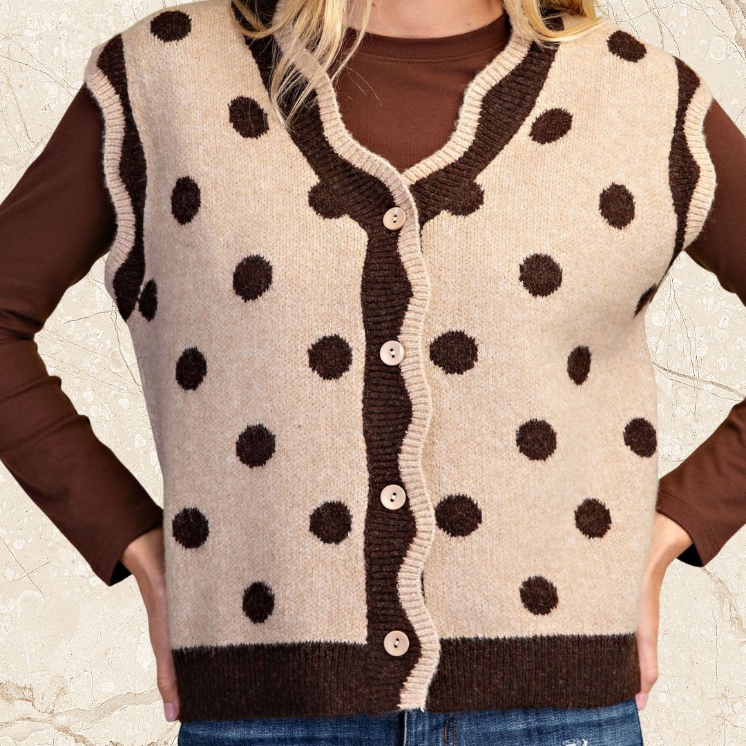 Char Polka Dot Vest
