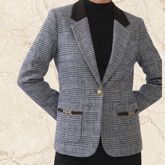 Plaid Blazer