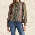 Ruffle Collar Blouse