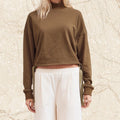 Olive Side Scrunch Top