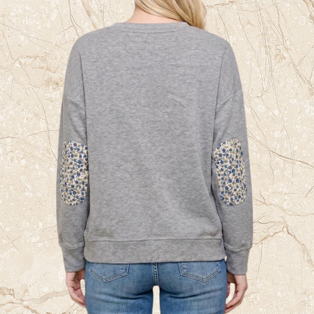 Elbow Patch Top