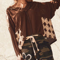 Patchwork Crochet Knit-Plus