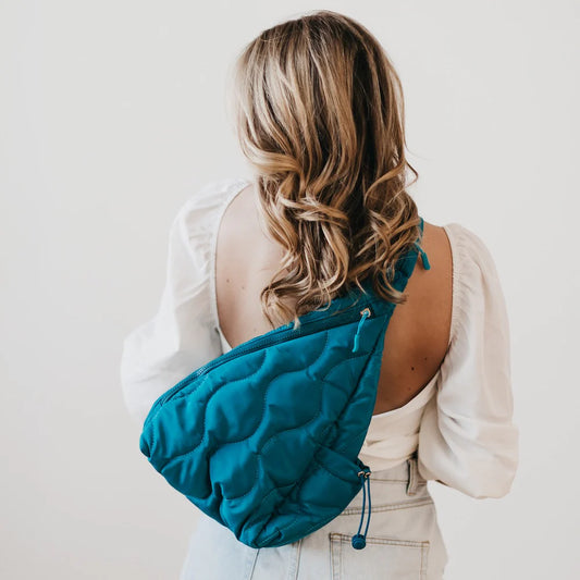 Teal Philly Sling & Backpack