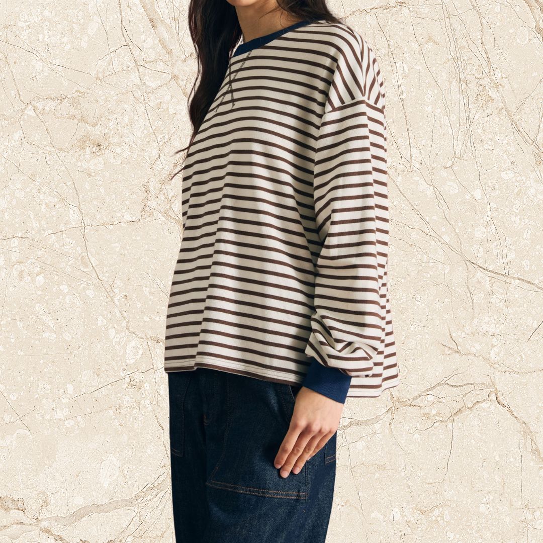 Stripe Crew Long Sleeve