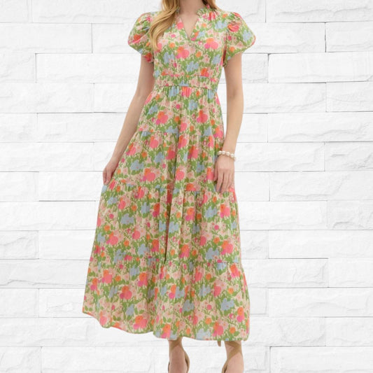 Floral Tier Dress